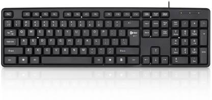 Enter Pinnacle Wired USB Desktop Keyboard (Black)