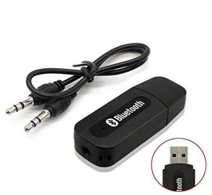 v2.1+EDR Car Bluetooth Device with Audio Receiver, USB Cable (Black, White)