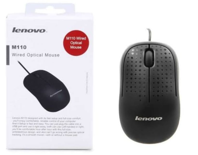 Lenova Wired Optical Mouse M110