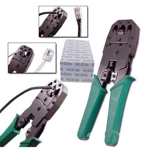 3 In 1 Modular Crimping Tool, Rj45, Rj11 Cat5E/Cat6 Lan Cutter with Cable Cutter