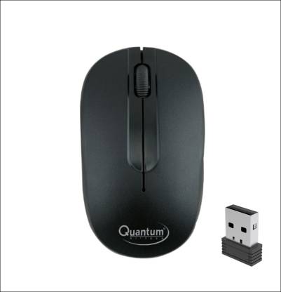 Quantum QHM271 Wireless Optical Mouse (2.4GHz Wireless, Black)