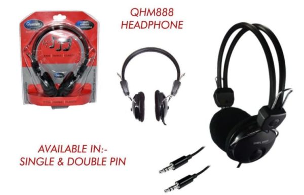 Quantum Qhm 888 Headphone With Mic Double Pin