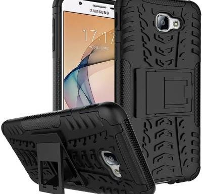 SAMSUNG J5 PRIME back cover Shockproof Kick Stand Back Cover for SAMSUNG J5 PRIME Case cover – Black  (Black)