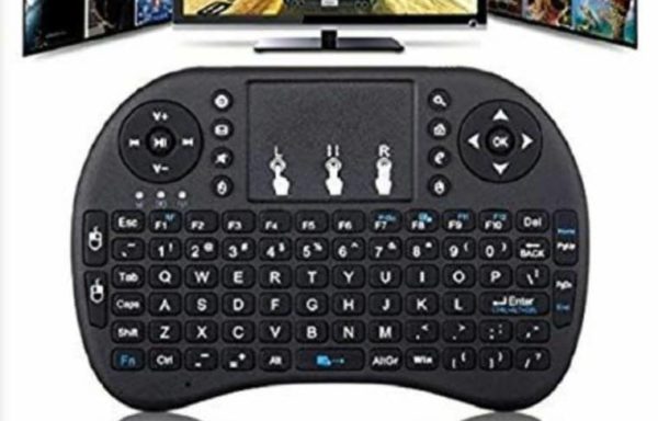 MINI WIRELESS TOUCHPAD KEYBOARD WITH MOUSE 2.4G BLACK